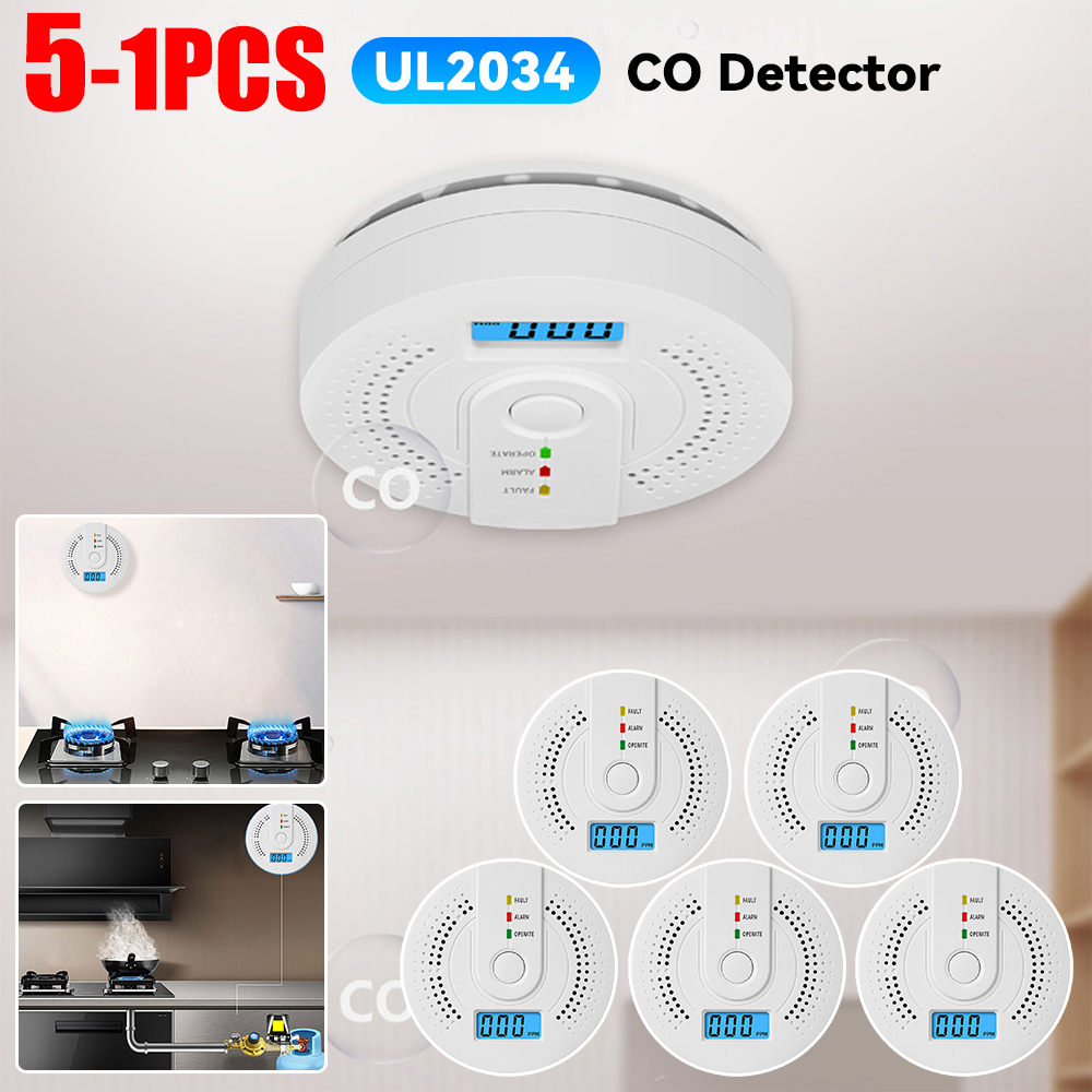 Digital Carbon Monoxide Detect - огляд і ціна Smoke Detector Interconnected