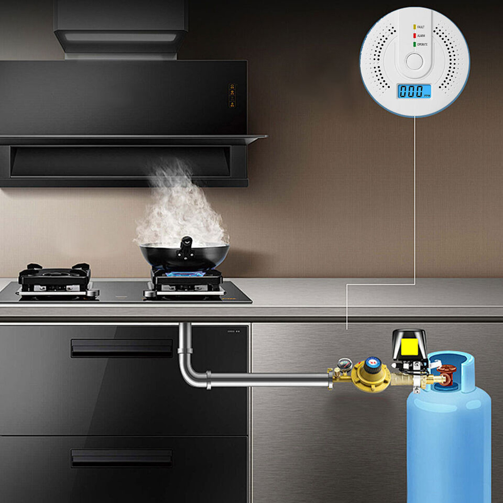Digital Carbon Monoxide Detect - огляд і ціна Smoke Detector Interconnected