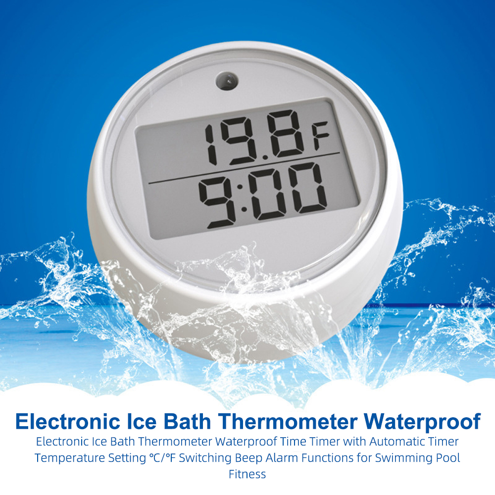1PC Ice Bath Thermometer with  - огляд і ціна Pool Alarm Float