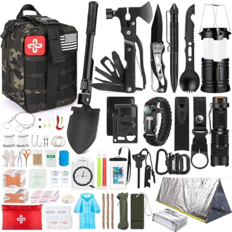 Survival Kit, 250Pcs Survival  - огляд і ціна First Aid Bag Kit