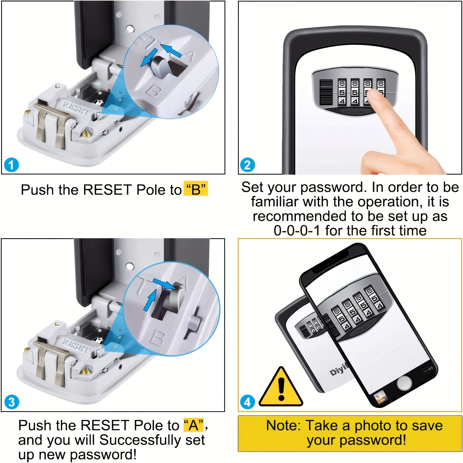 1pc Ultra-Secure Safety Key Bo - огляд і ціна Lockbox Key Secure