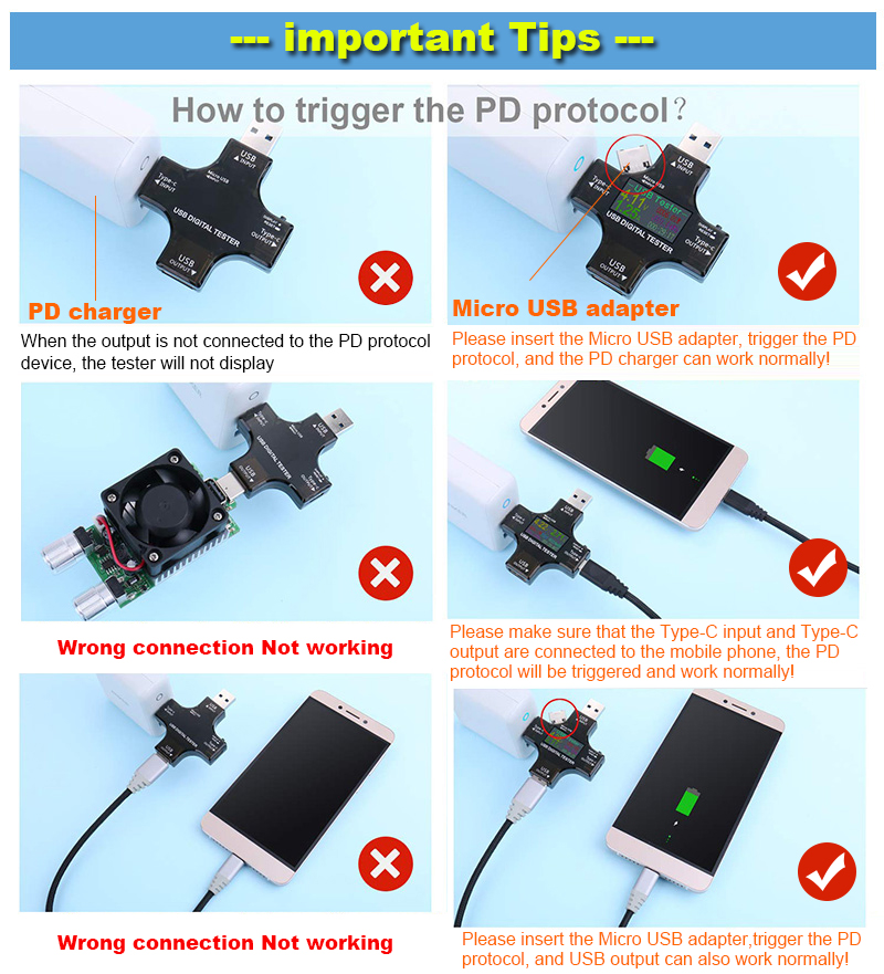 8.0A USB Tester DC Type-C PD D - огляд і ціна Co Detector Plug