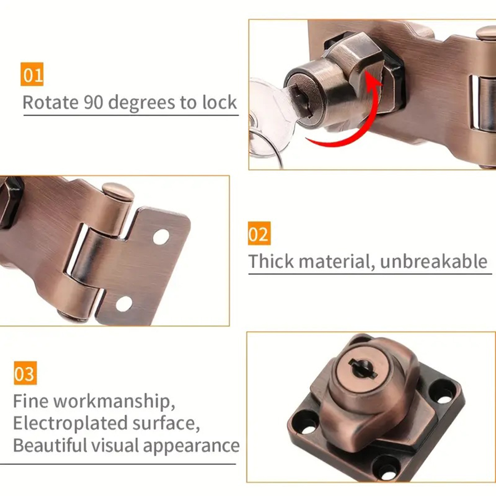 Locking Hasp Heavy Duty Lockin - огляд і ціна Medicine Cabinet Lock