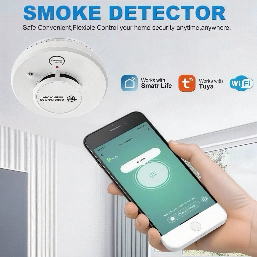 DFA Wifi Smoke Detector 2 in1  - огляд і ціна Smoke Detector Interconnected
