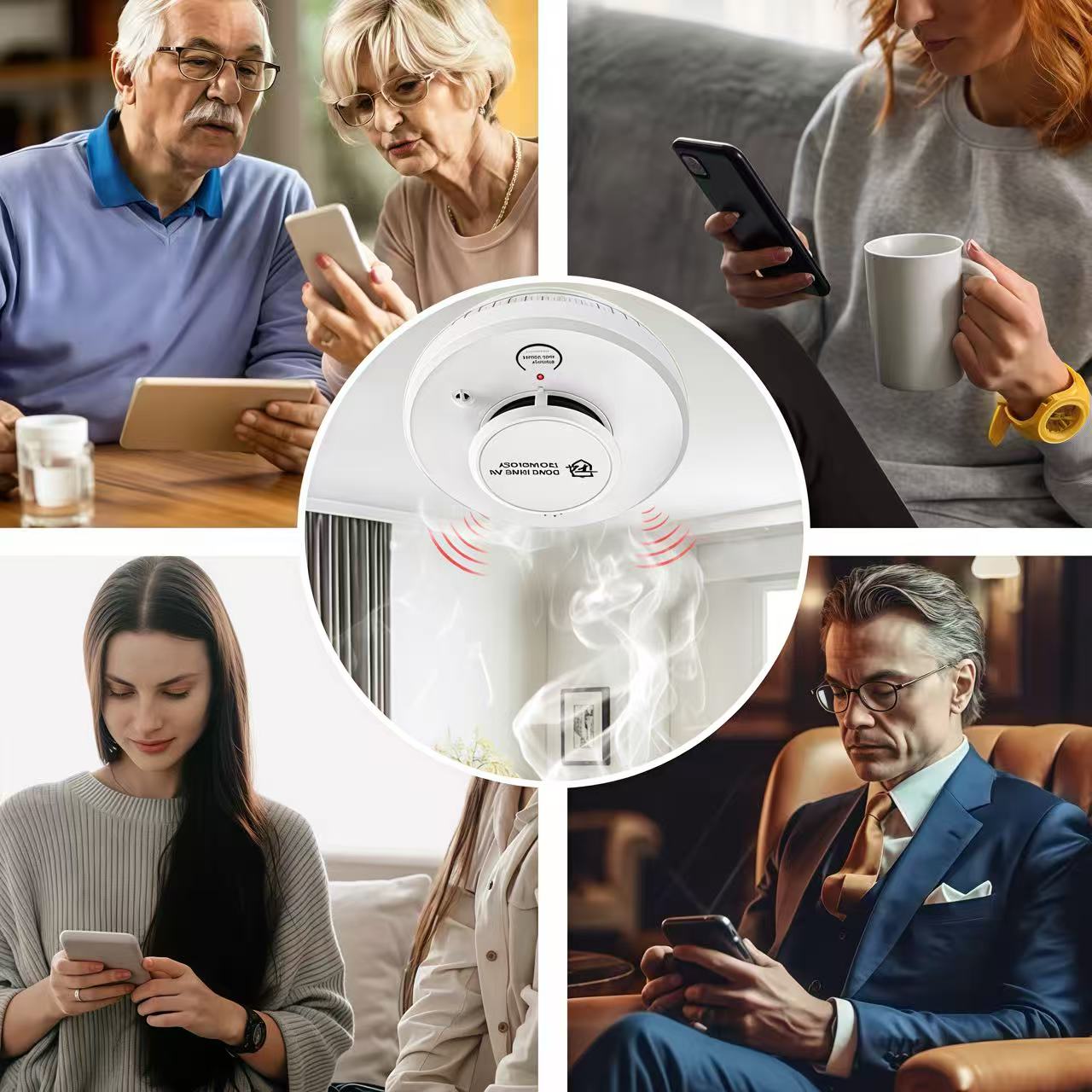 DFA Wifi Smoke Detector 2 in1  - огляд і ціна Smoke Detector Interconnected