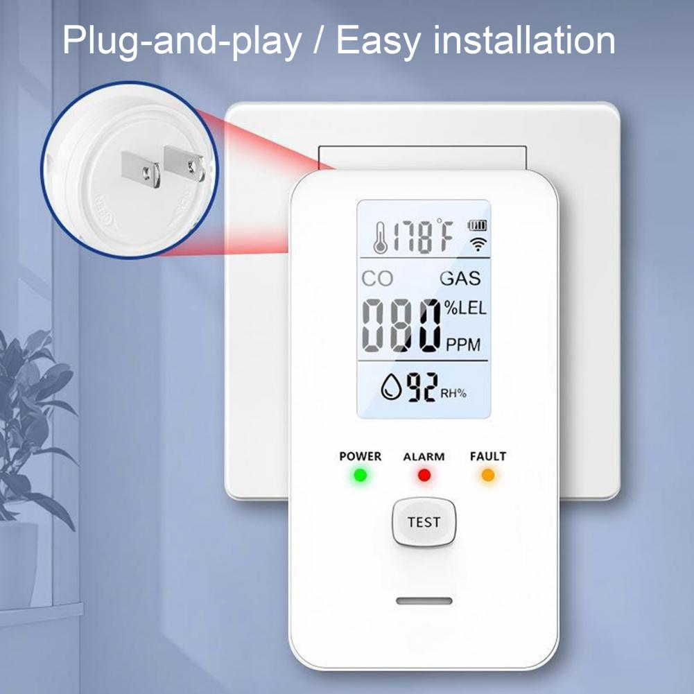 Natural Gas & Carbon Monoxide  - огляд і ціна Co Detector Plug