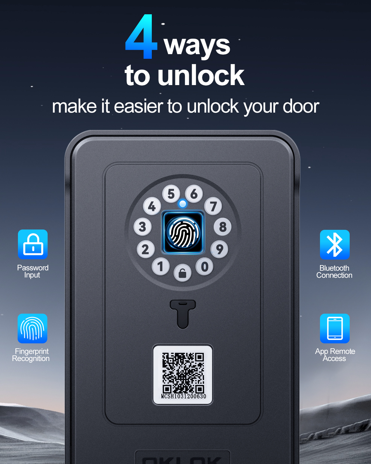 Wireless Smart lock Box Blueto - огляд і ціна Lockbox Key Secure