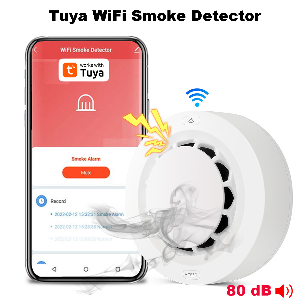 Tuya WiFi Smoke Alarm Fire Pro - огляд і ціна Smoke Detector Interconnected