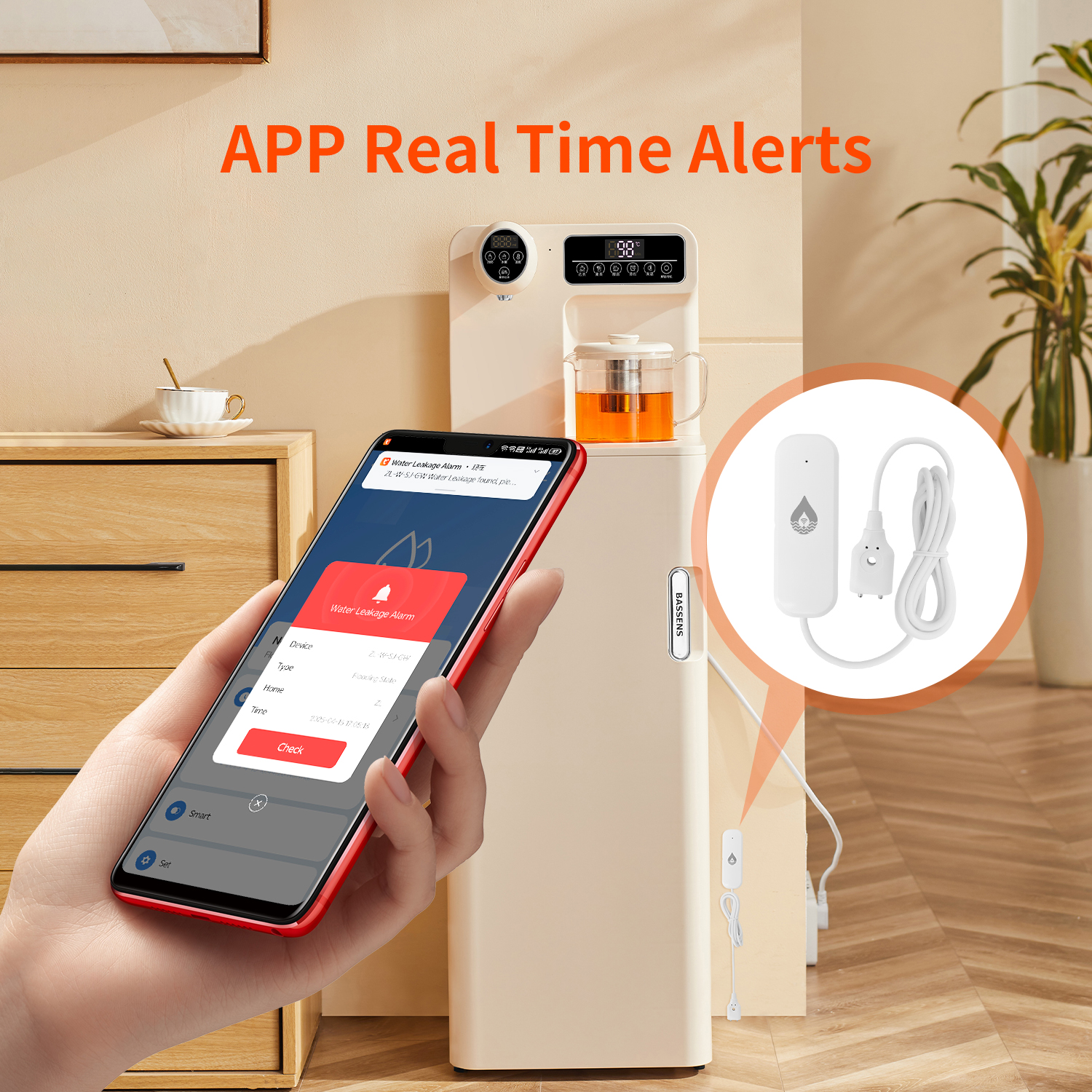 YFK Tuya WiFi Water Leakage Se - огляд і ціна Water Alarm Sensor