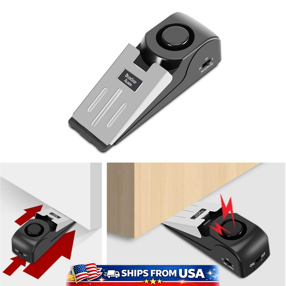 Door Stop Alarm with 120dB Sec - огляд і ціна Door Stop Alarm
