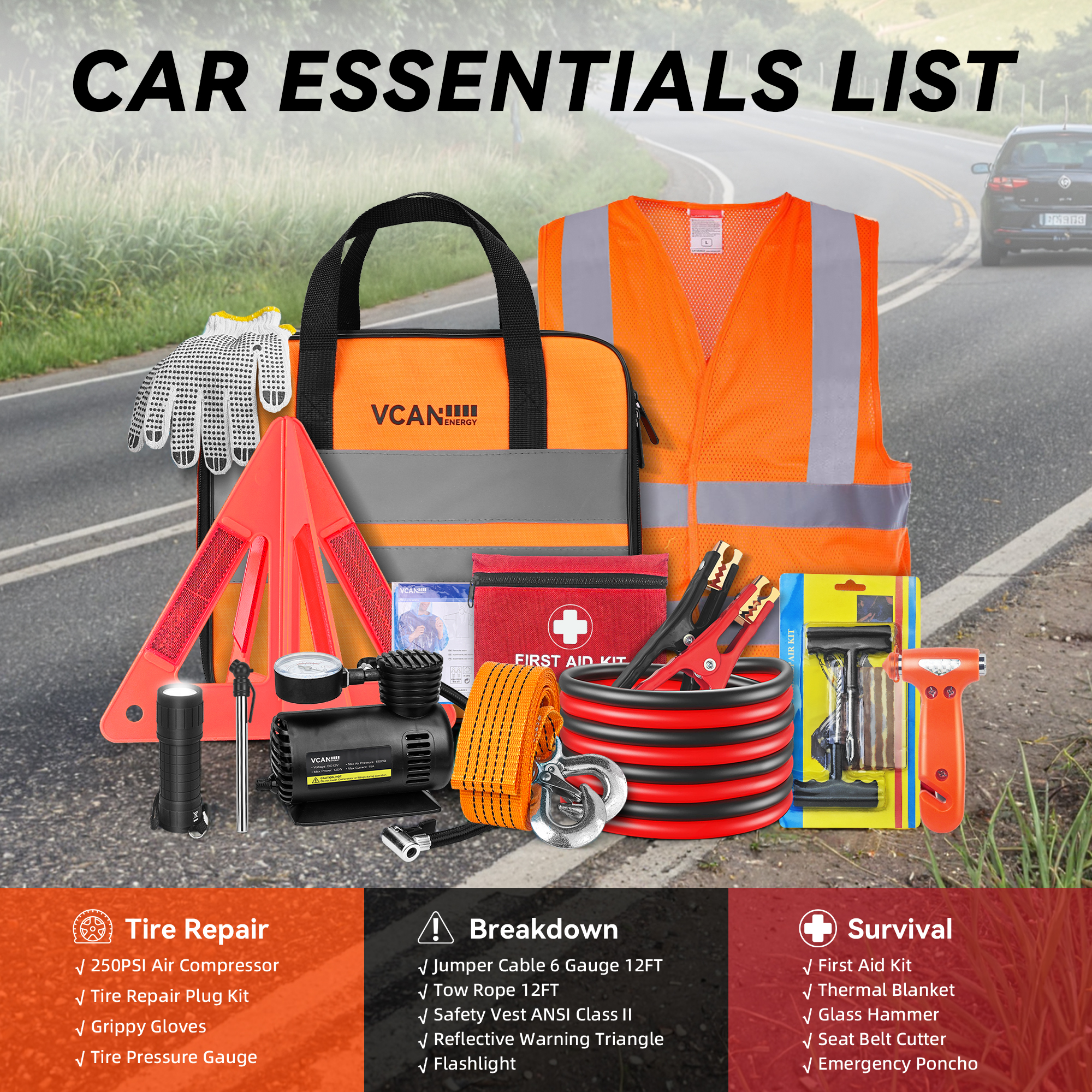 Emergency Safety Kit Bag with  - огляд і ціна First Aid Bag Kit