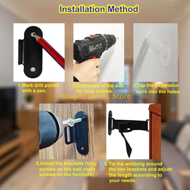 AXYC Anti Fall Stabilizing Str - огляд і ціна Earthquake Anchor Strap