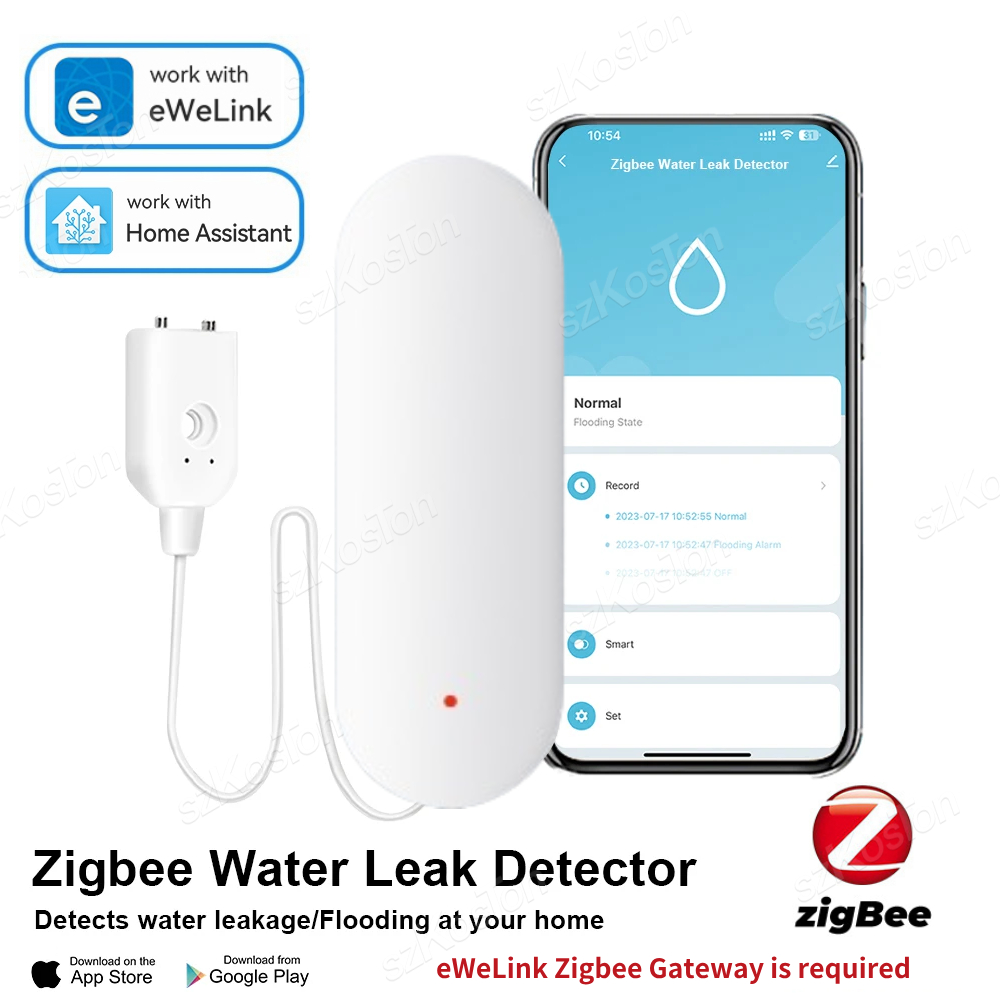 ZigBee 3.0 Water Leakage Senso - огляд і ціна Water Alarm Sensor