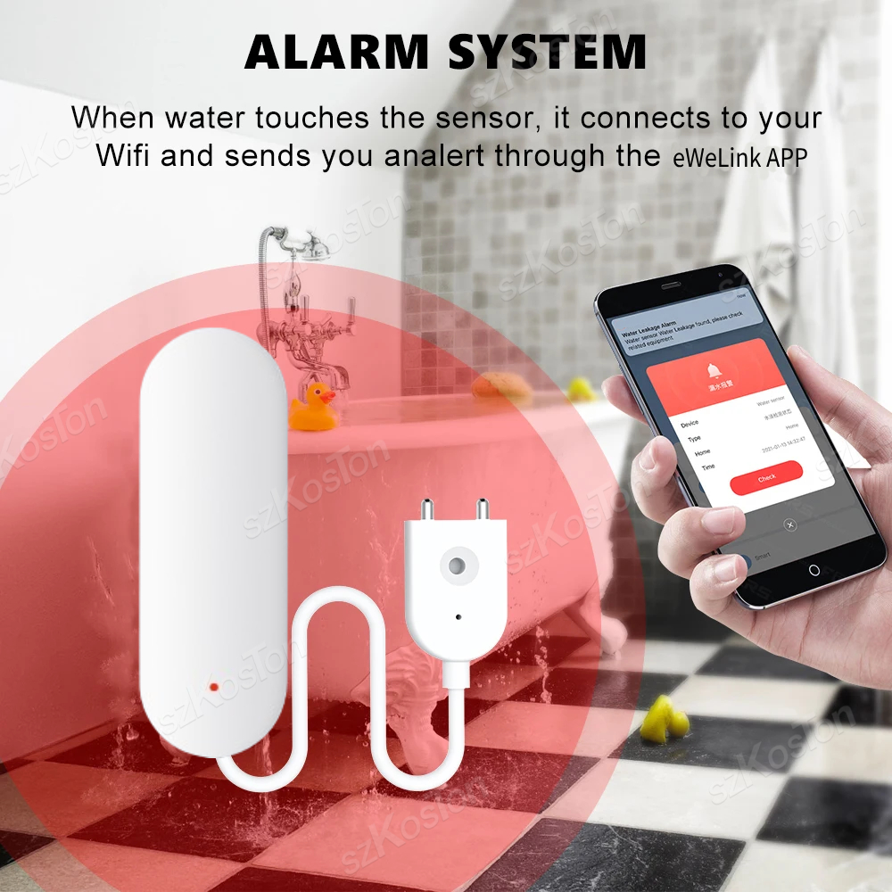 ZigBee 3.0 Water Leakage Senso - огляд і ціна Water Alarm Sensor
