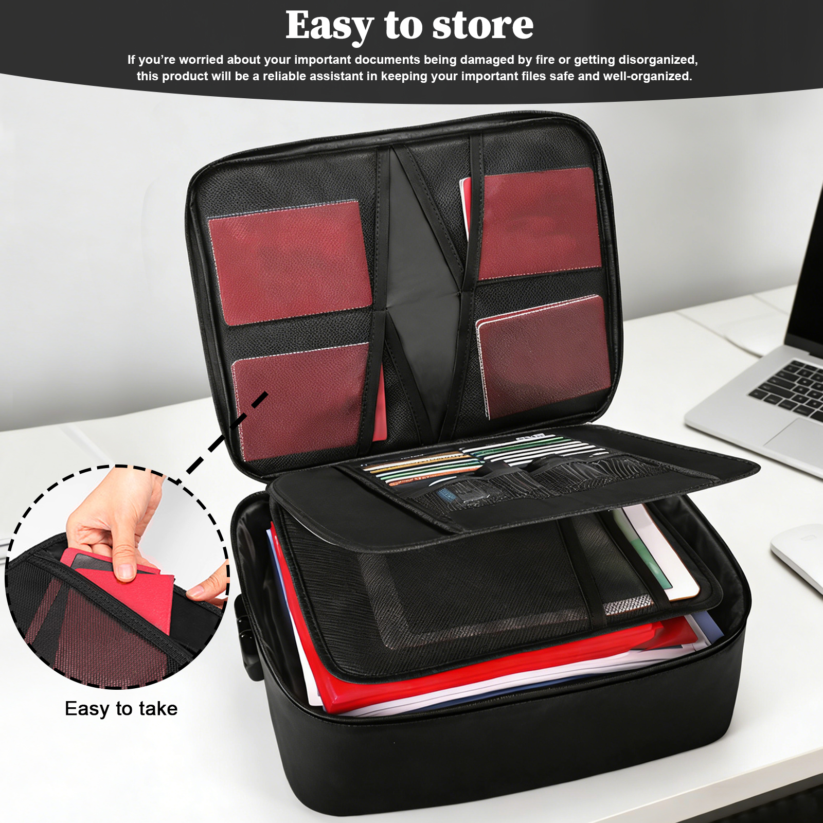 Fireproof Document Bag with Lo - огляд і ціна Fire Safe Document