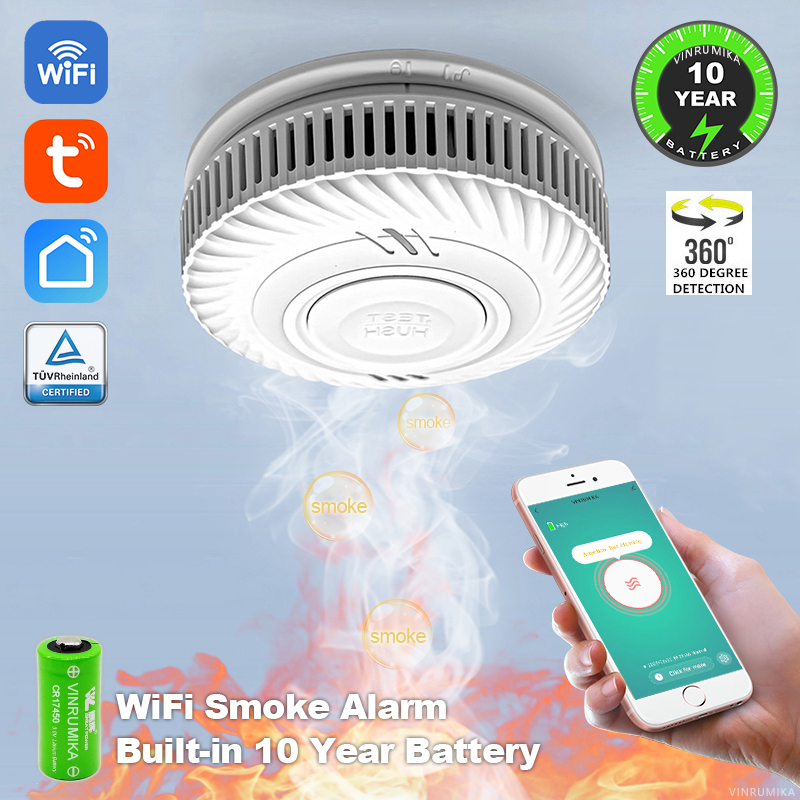 WiFi Tuya Smart Smoke Detector - огляд і ціна Smoke Detector Interconnected