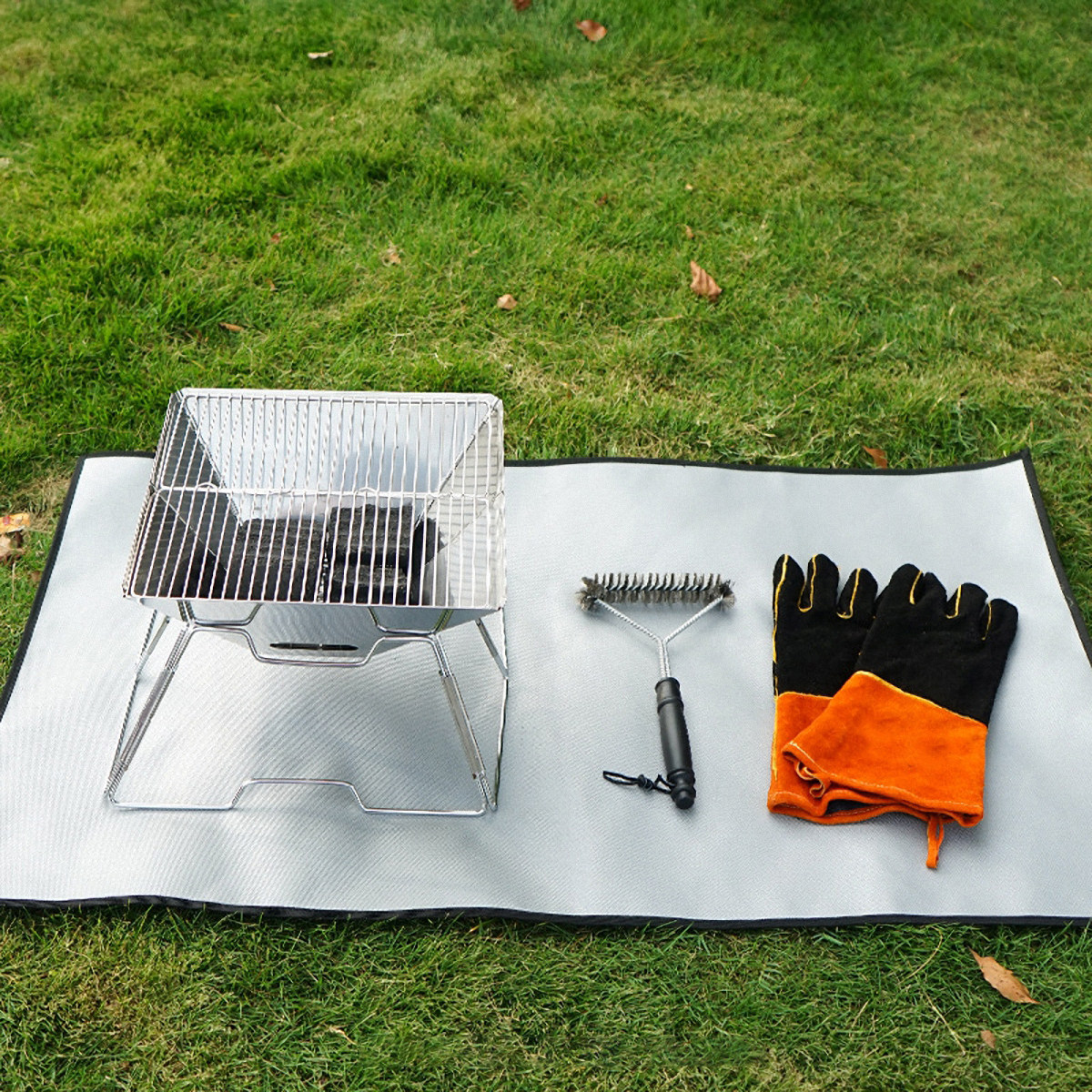 1Pcs Fire Blanket Silver Fire  - огляд і ціна Fire Blanket Kitchen