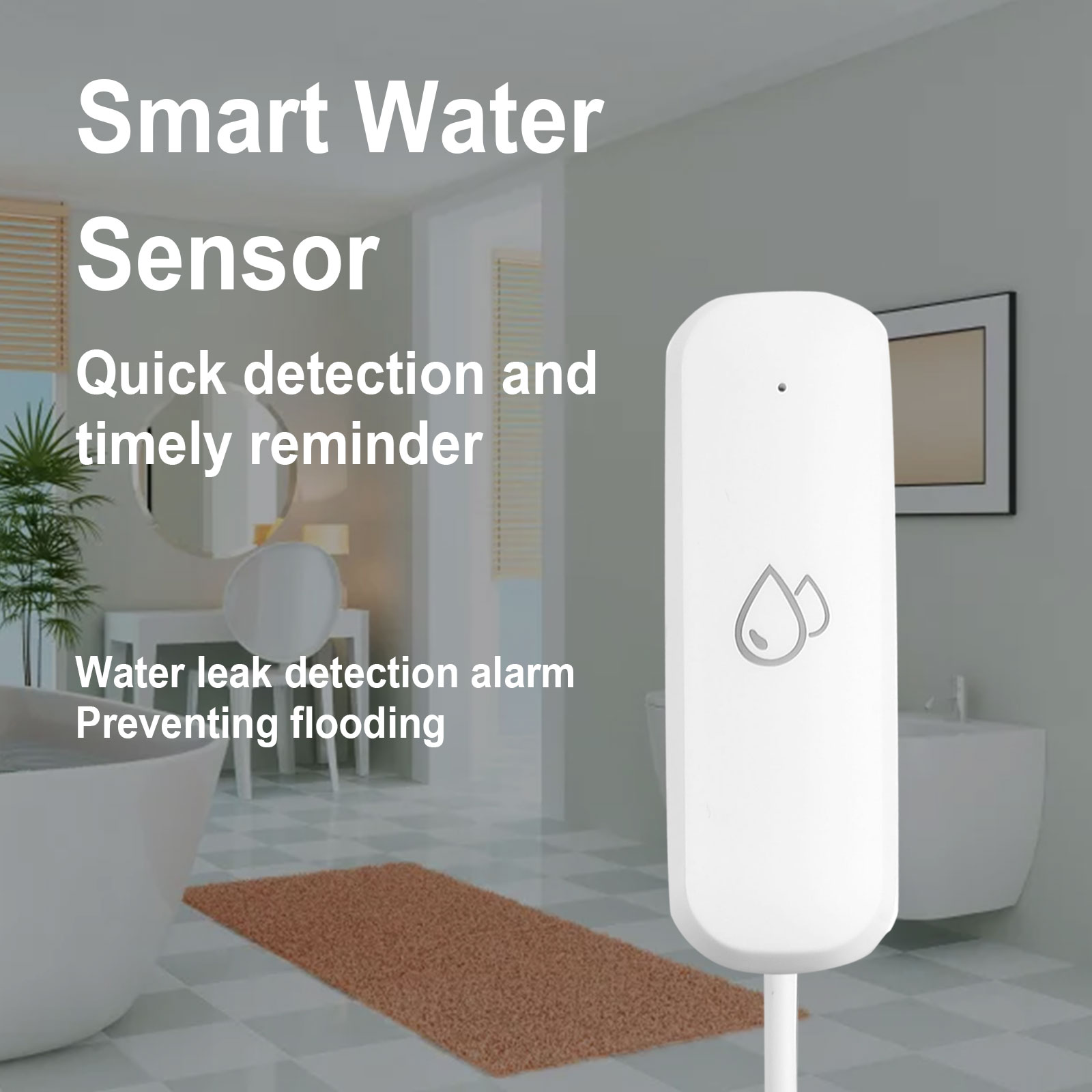 Practical Solar Leakage Alarm  - огляд і ціна Water Alarm Sensor