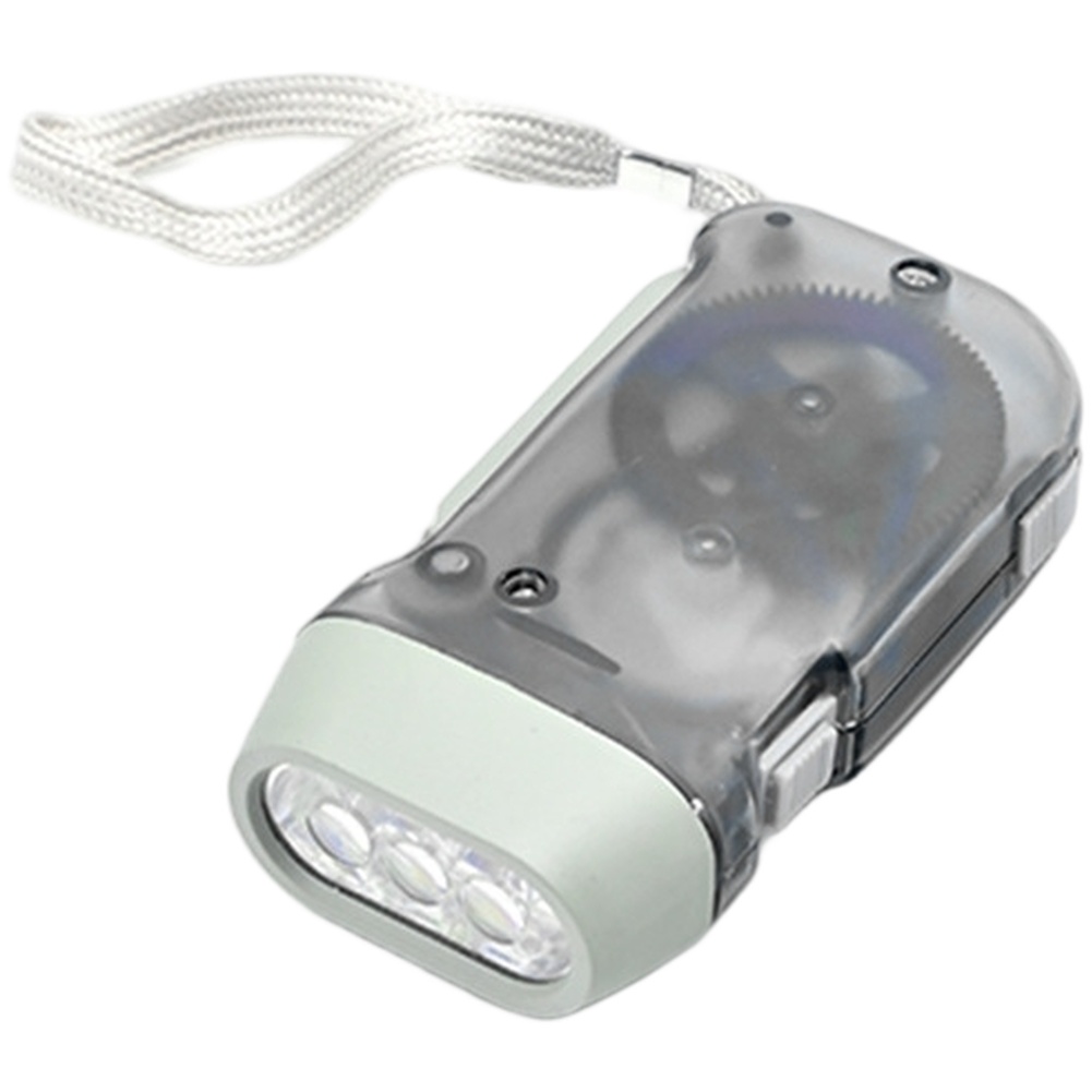 Hand crank powered LED flashli - огляд і ціна Power Outage Light