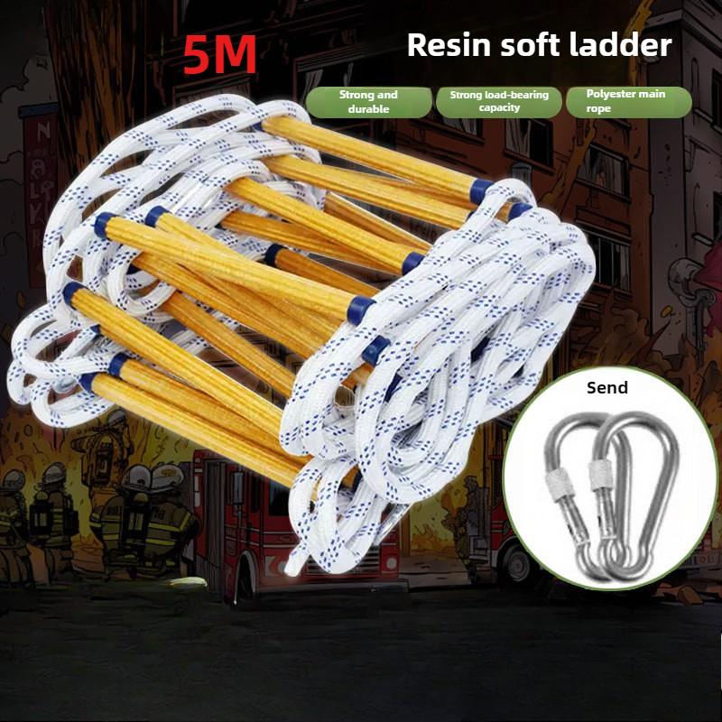5M Resin Rope Ladder Aerial Wo - огляд і ціна Fire Escape Ladder